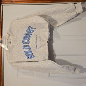 Adika Gold Coast Queensland Cropped Sweatshirt - Small
